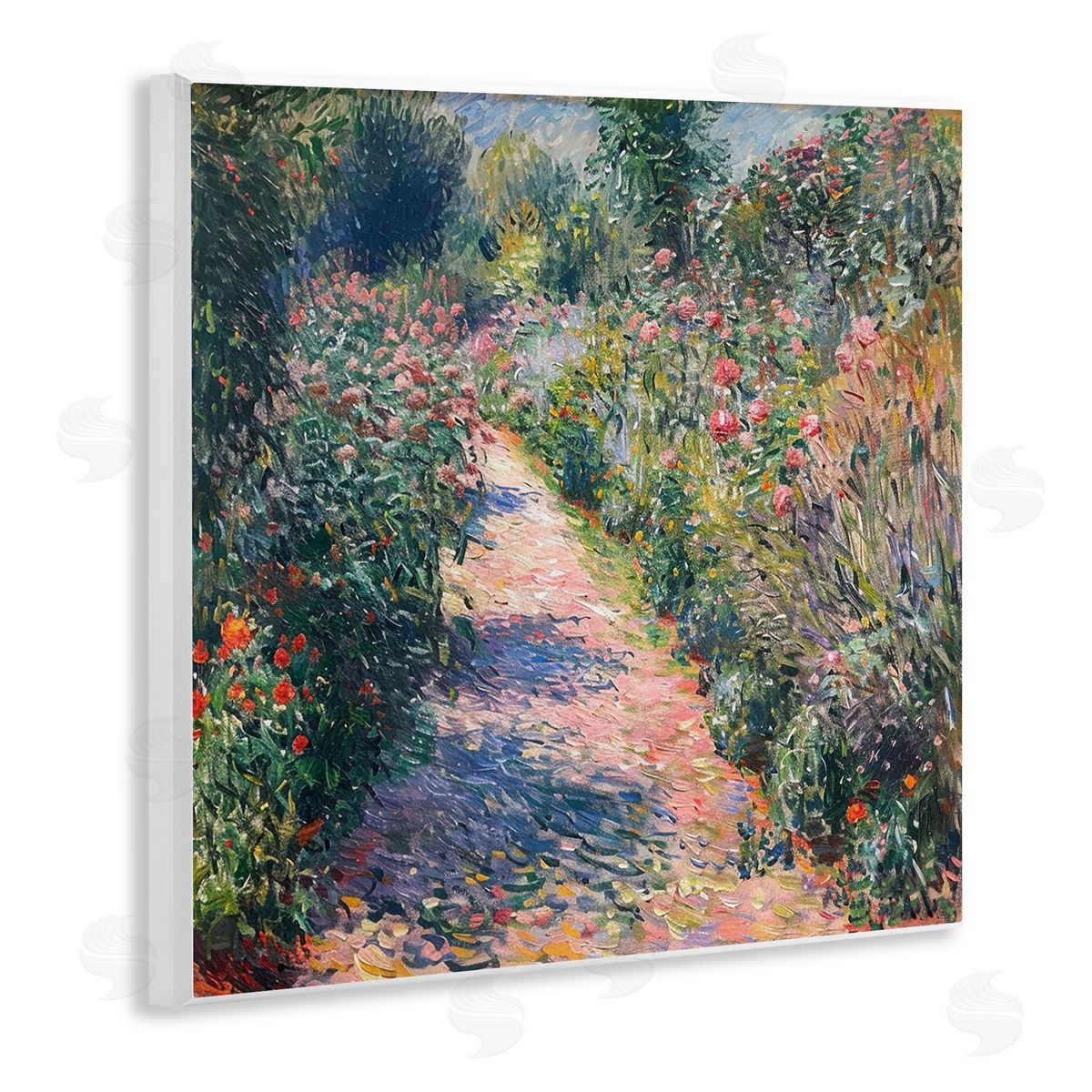 LSR Creative Studio Impressionist Wildflower Path Canvas Wall Art Print