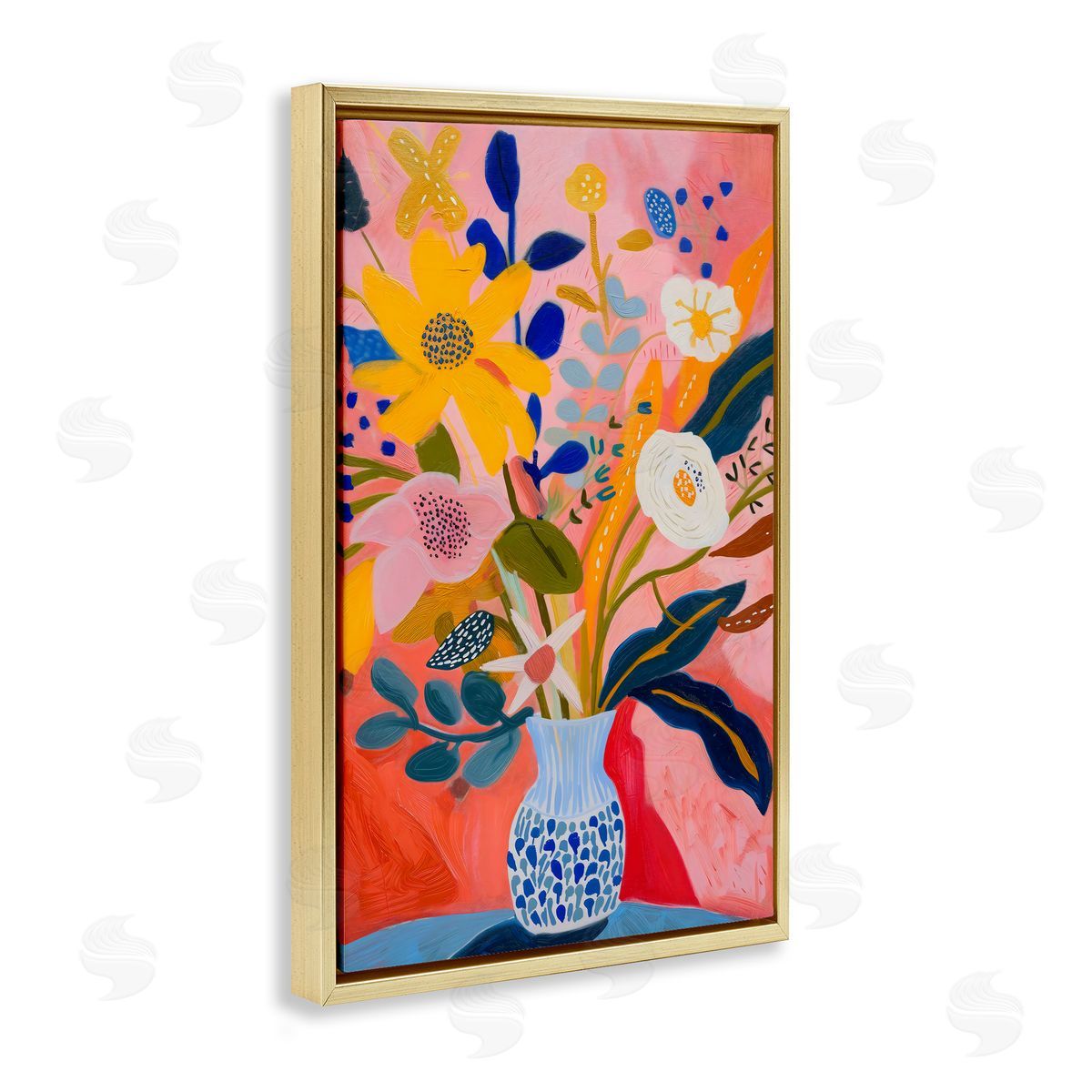 LSR Creative Studio Vibrant Joyful Bouquet Canvas Wall Art Print