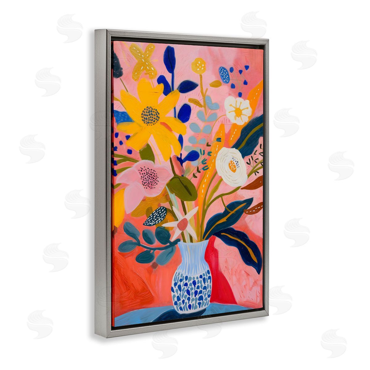 LSR Creative Studio Vibrant Joyful Bouquet Canvas Wall Art Print