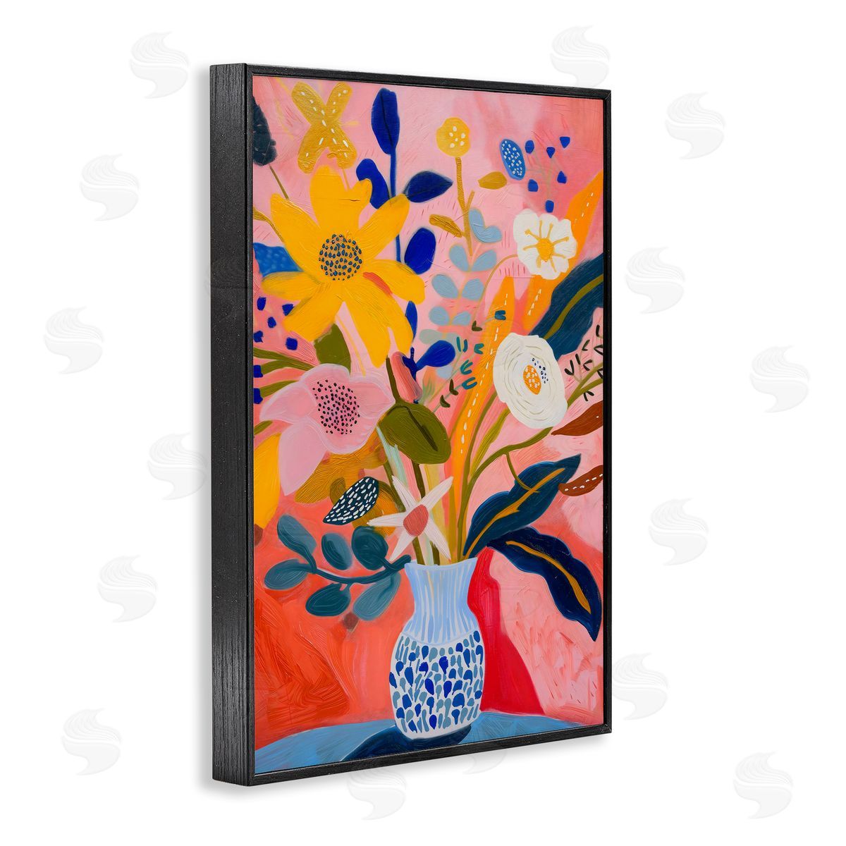 LSR Creative Studio Vibrant Joyful Bouquet Canvas Wall Art Print