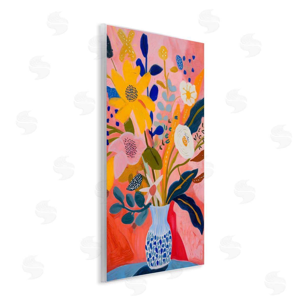 LSR Creative Studio Vibrant Joyful Bouquet Canvas Wall Art Print