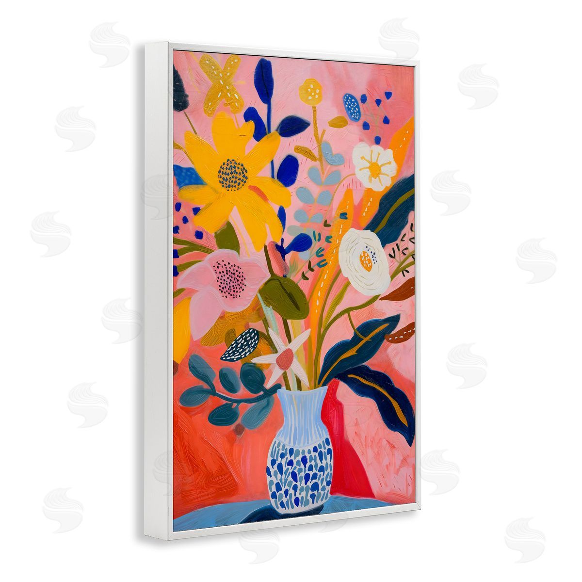LSR Creative Studio Vibrant Joyful Bouquet Canvas Wall Art Print