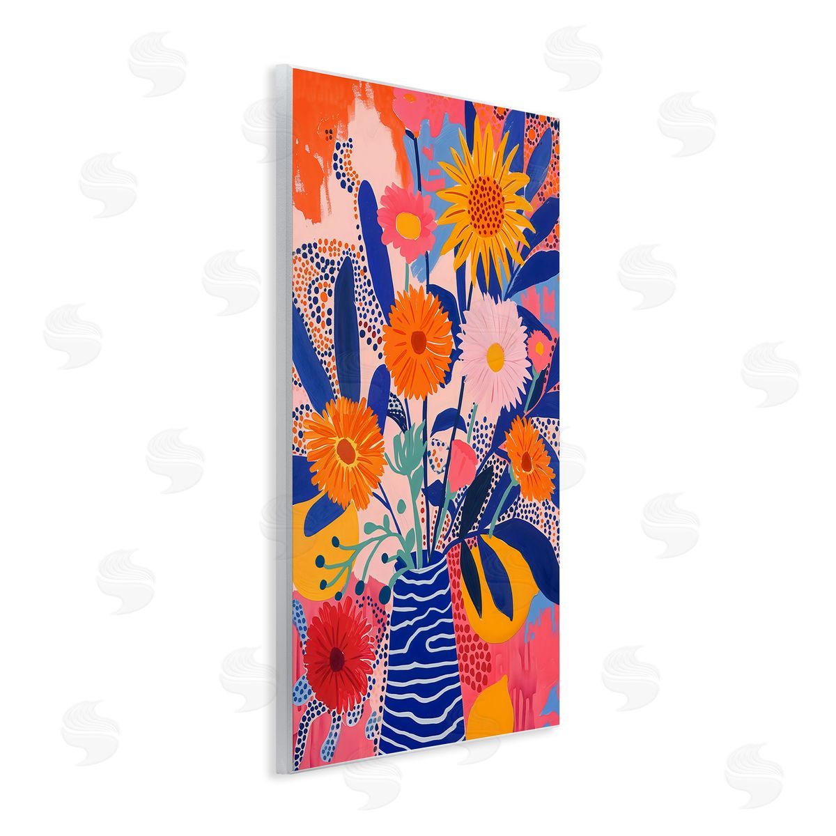 LSR Creative Studio Whimsical Floral Bouquet Canvas Wall Art Print