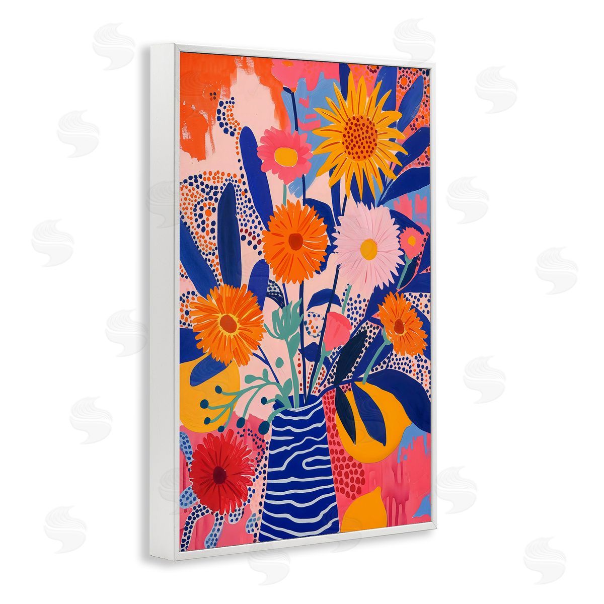 LSR Creative Studio Whimsical Floral Bouquet Canvas Wall Art Print
