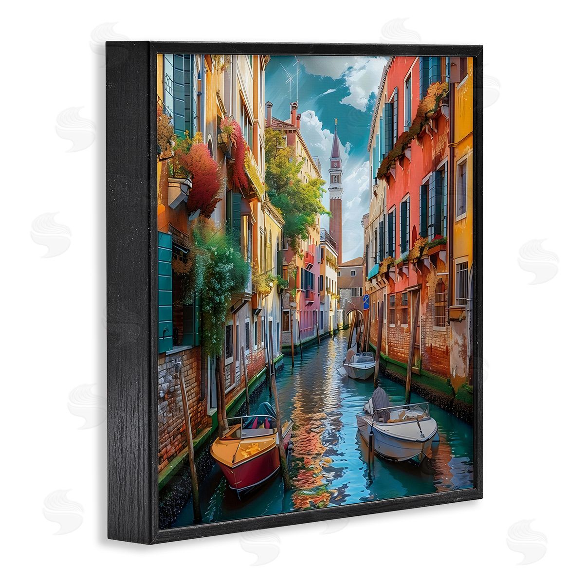 LSR Creative Studio Venetian Summer Canal Canvas Wall Art Print
