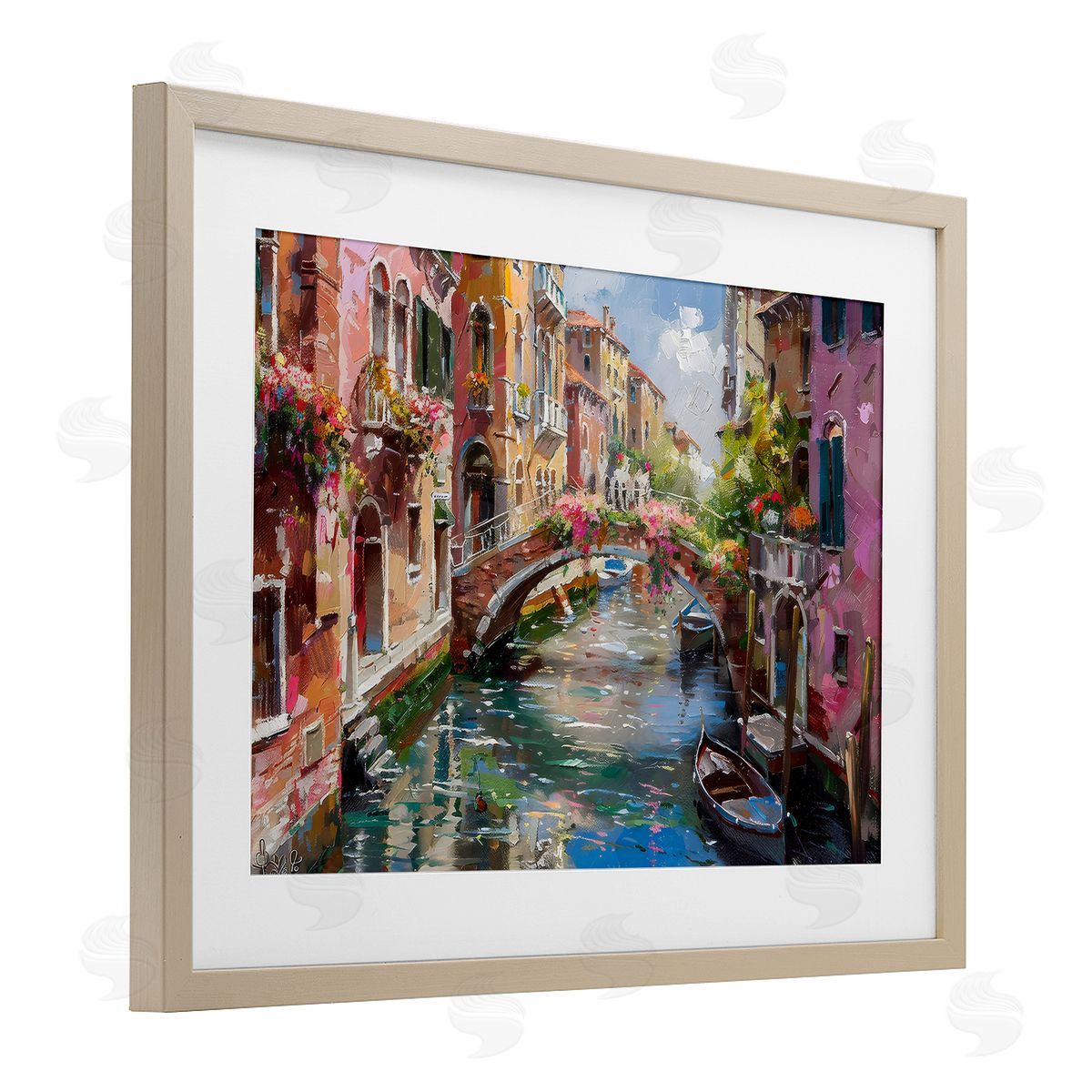 LSR Creative Studio Reflections of Venice Canvas Wall Art Print