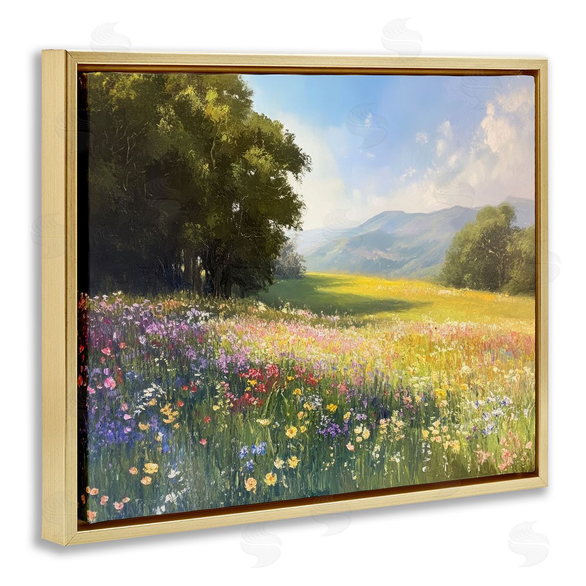 Petal Prints Design Serene Meadow Dream Canvas Wall Art Print