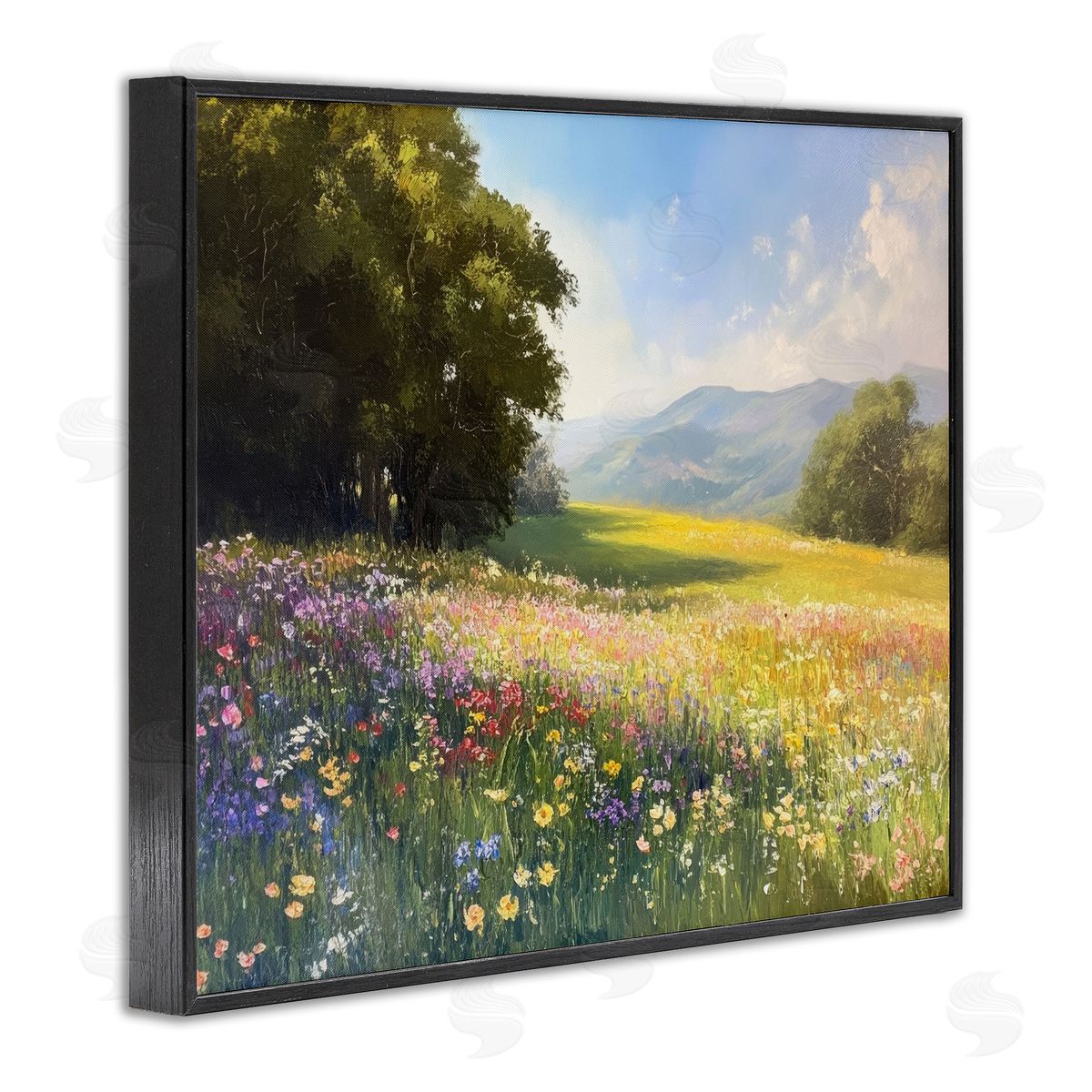 Petal Prints Design Serene Meadow Dream Canvas Wall Art Print