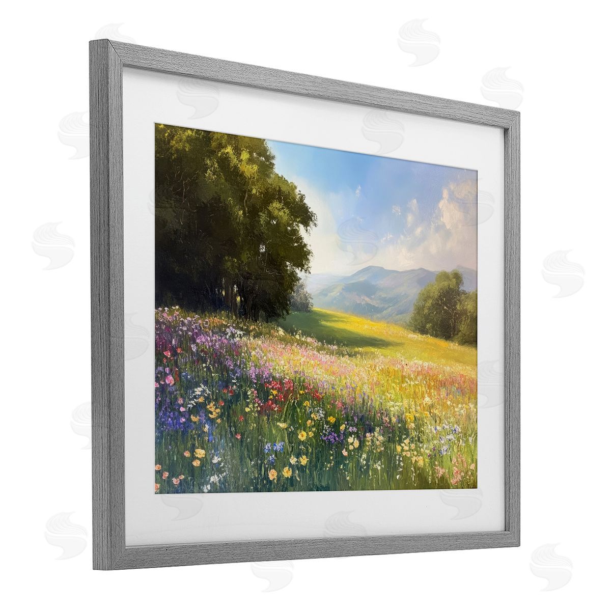 Petal Prints Design Serene Meadow Dream Canvas Wall Art Print