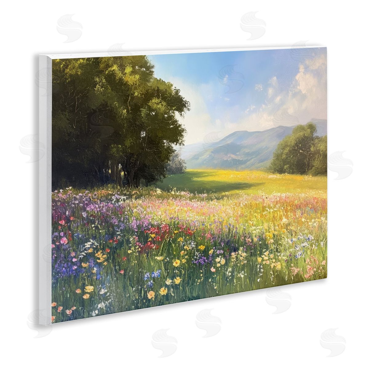 Petal Prints Design Serene Meadow Dream Canvas Wall Art Print