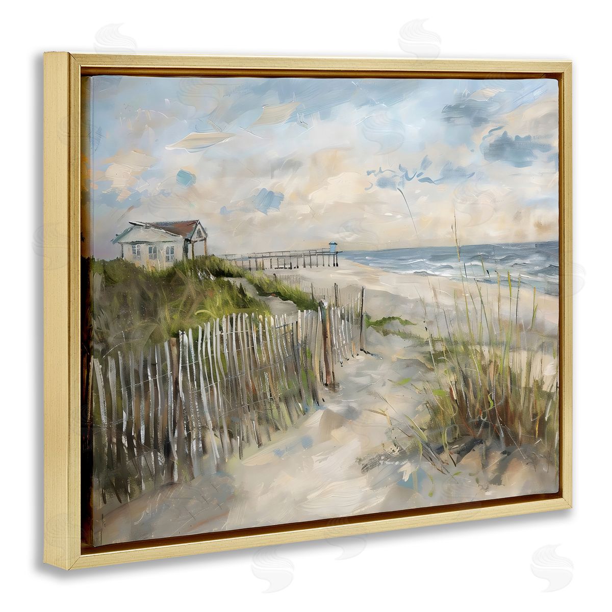 LSR Creative Studio Favorite Spot Beach View Canvas Wall Art Print