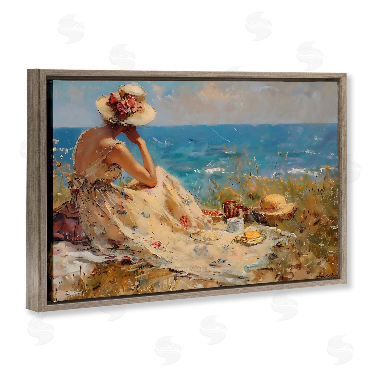 LSR Creative Studio Taking In The View Canvas Wall Art Print