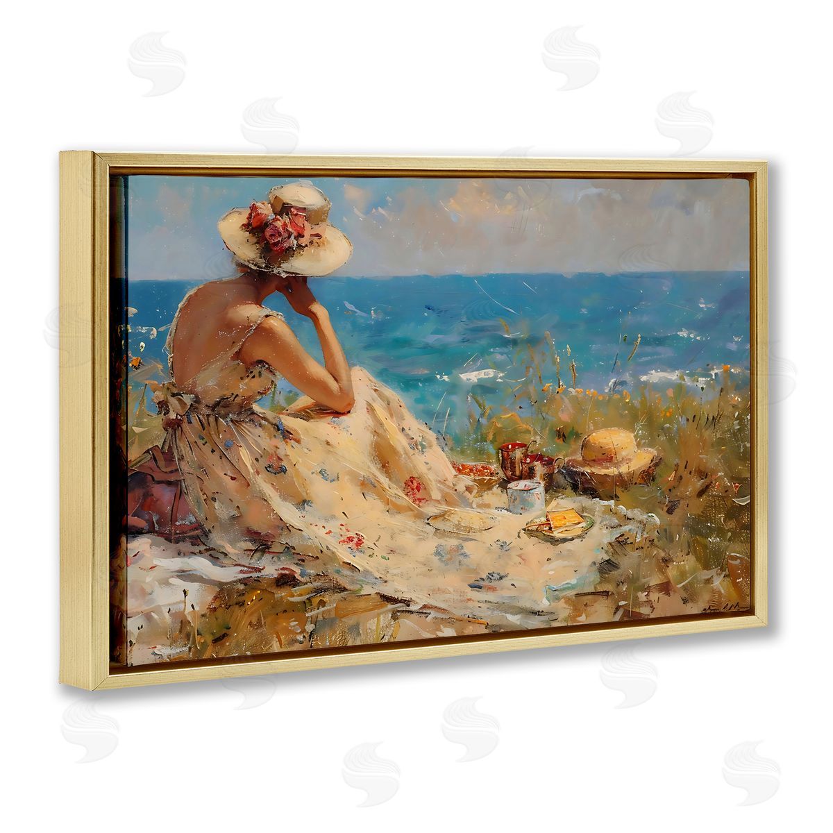 LSR Creative Studio Taking In The View Canvas Wall Art Print