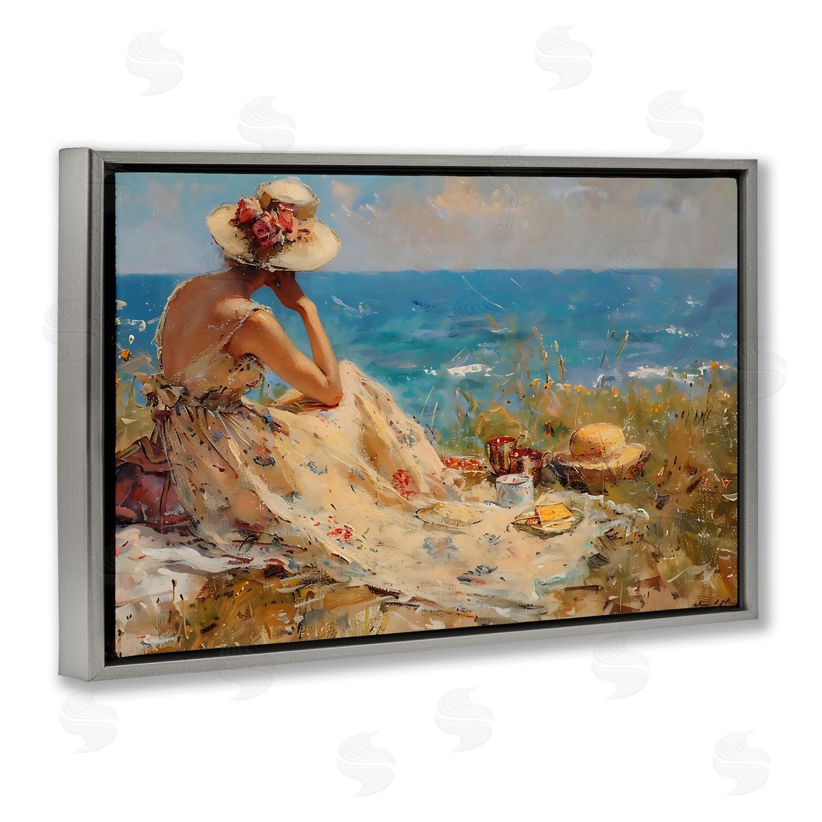 LSR Creative Studio Taking In The View Canvas Wall Art Print