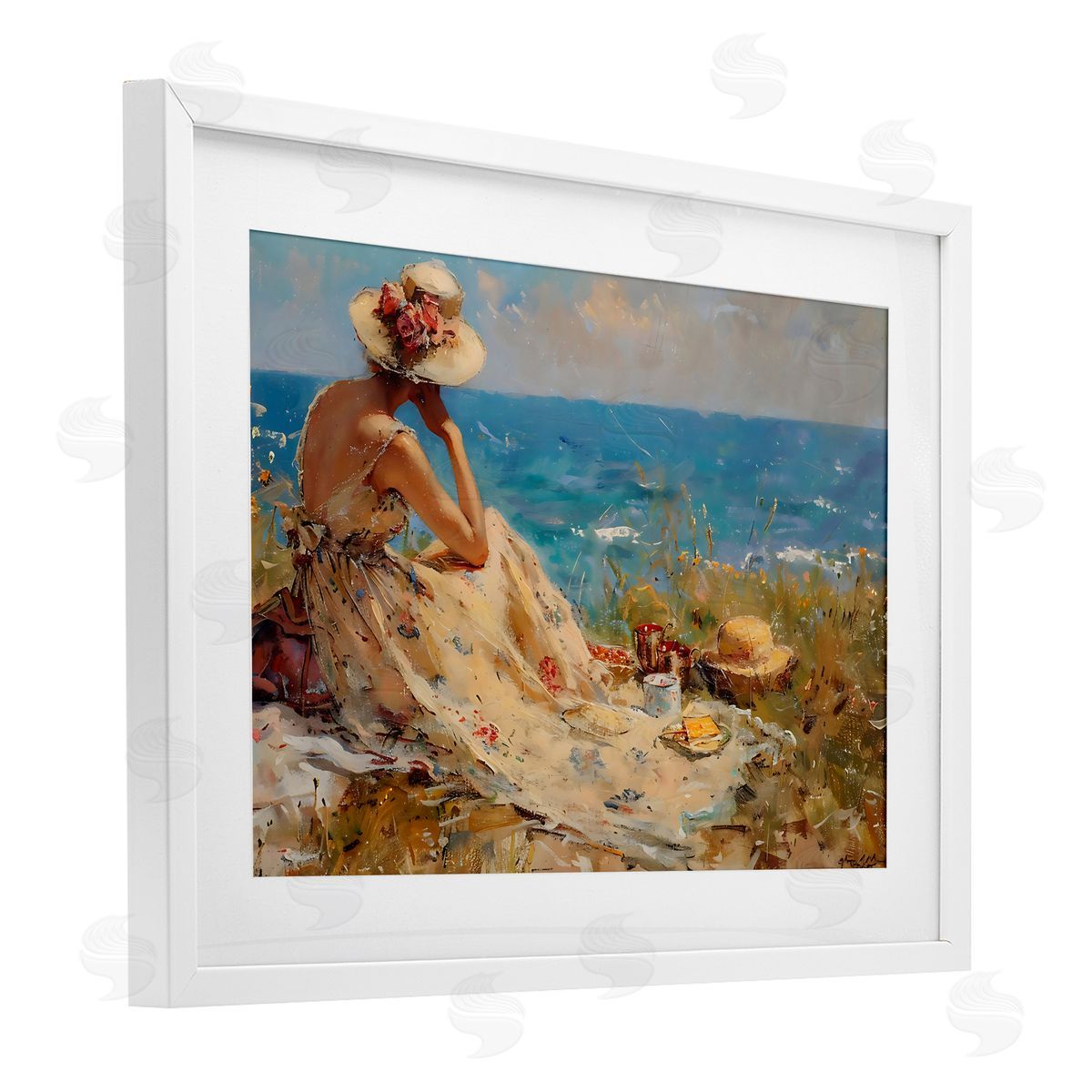 LSR Creative Studio Taking In The View Canvas Wall Art Print