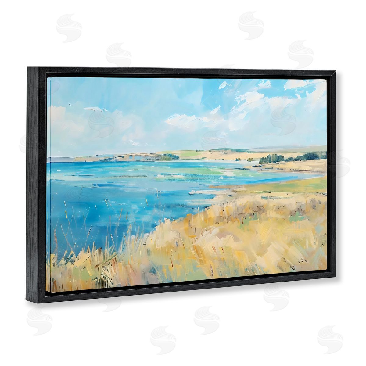 LSR Creative Studio Scenic Summer Shoreline Canvas Wall Art Print