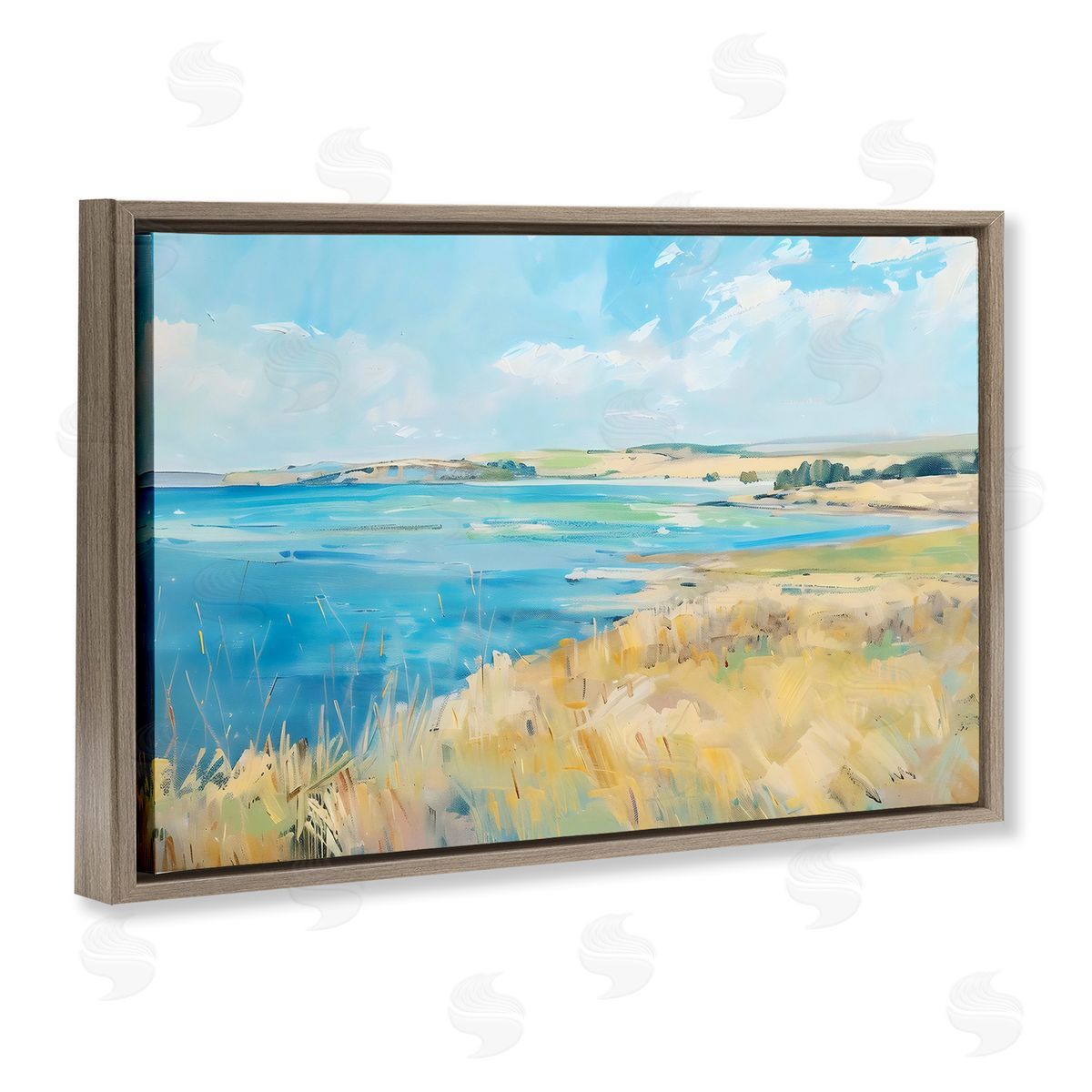 LSR Creative Studio Scenic Summer Shoreline Canvas Wall Art Print
