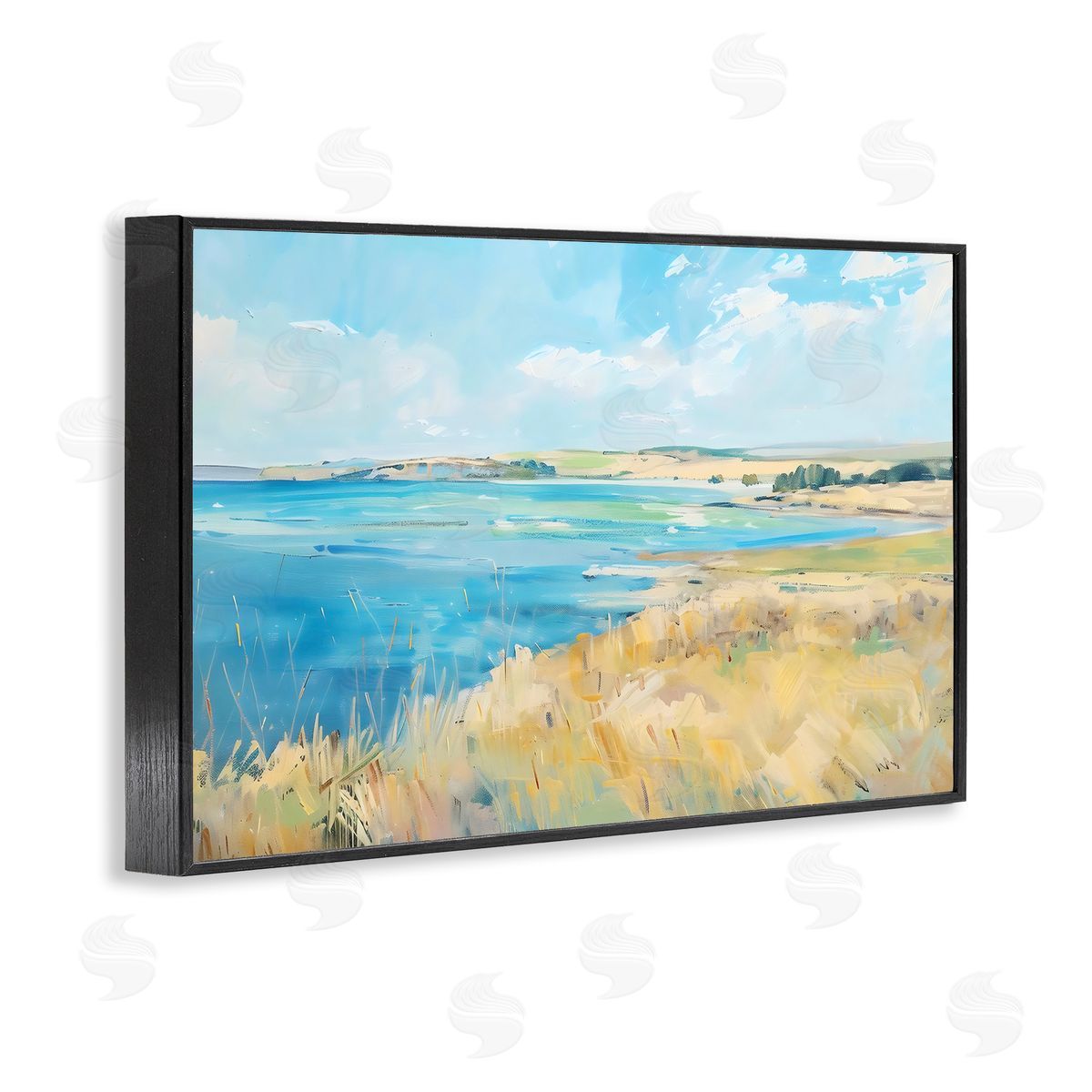 LSR Creative Studio Scenic Summer Shoreline Canvas Wall Art Print