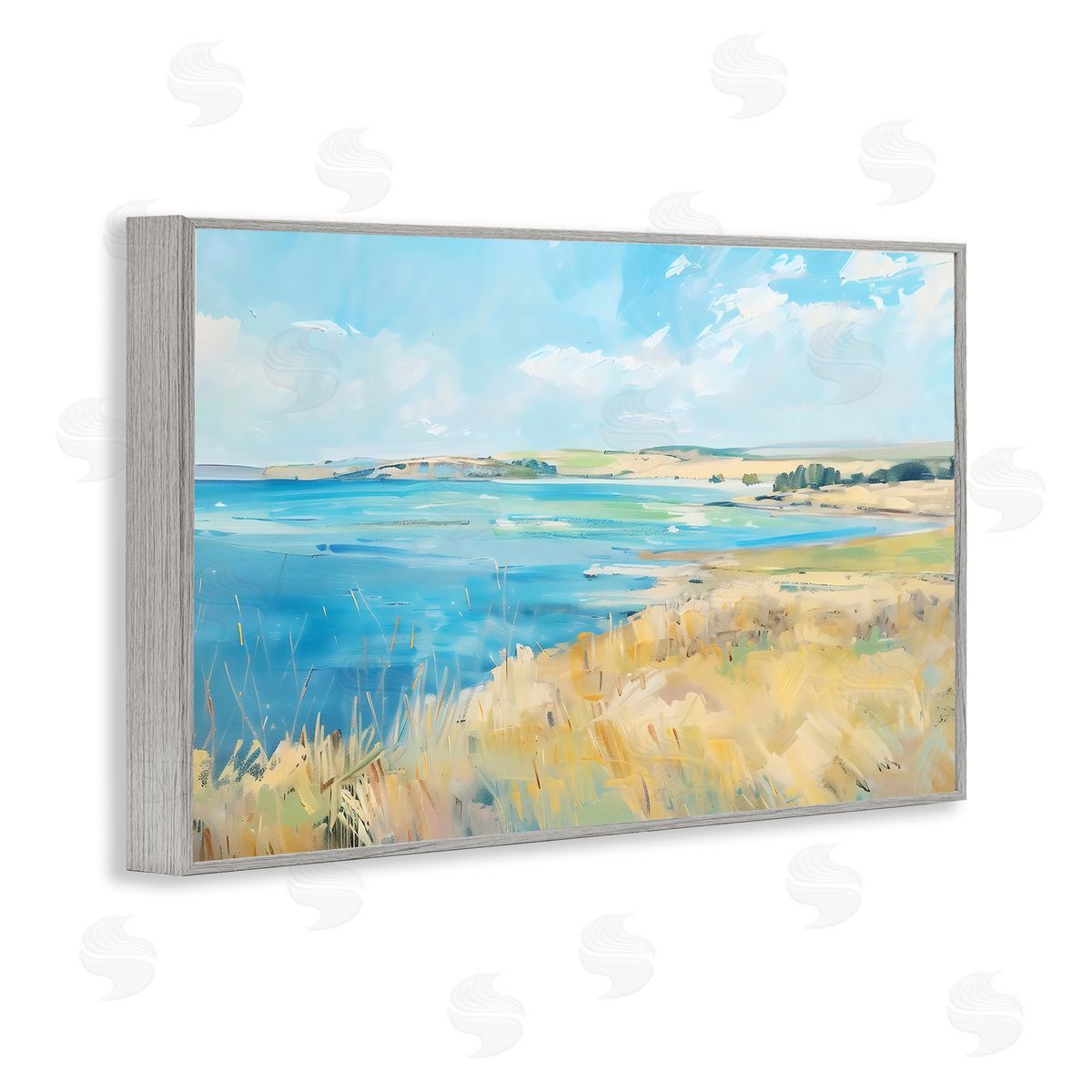 LSR Creative Studio Scenic Summer Shoreline Canvas Wall Art Print