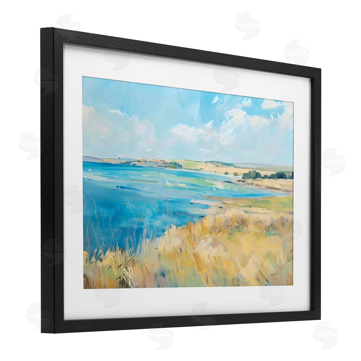 LSR Creative Studio Scenic Summer Shoreline Canvas Wall Art Print