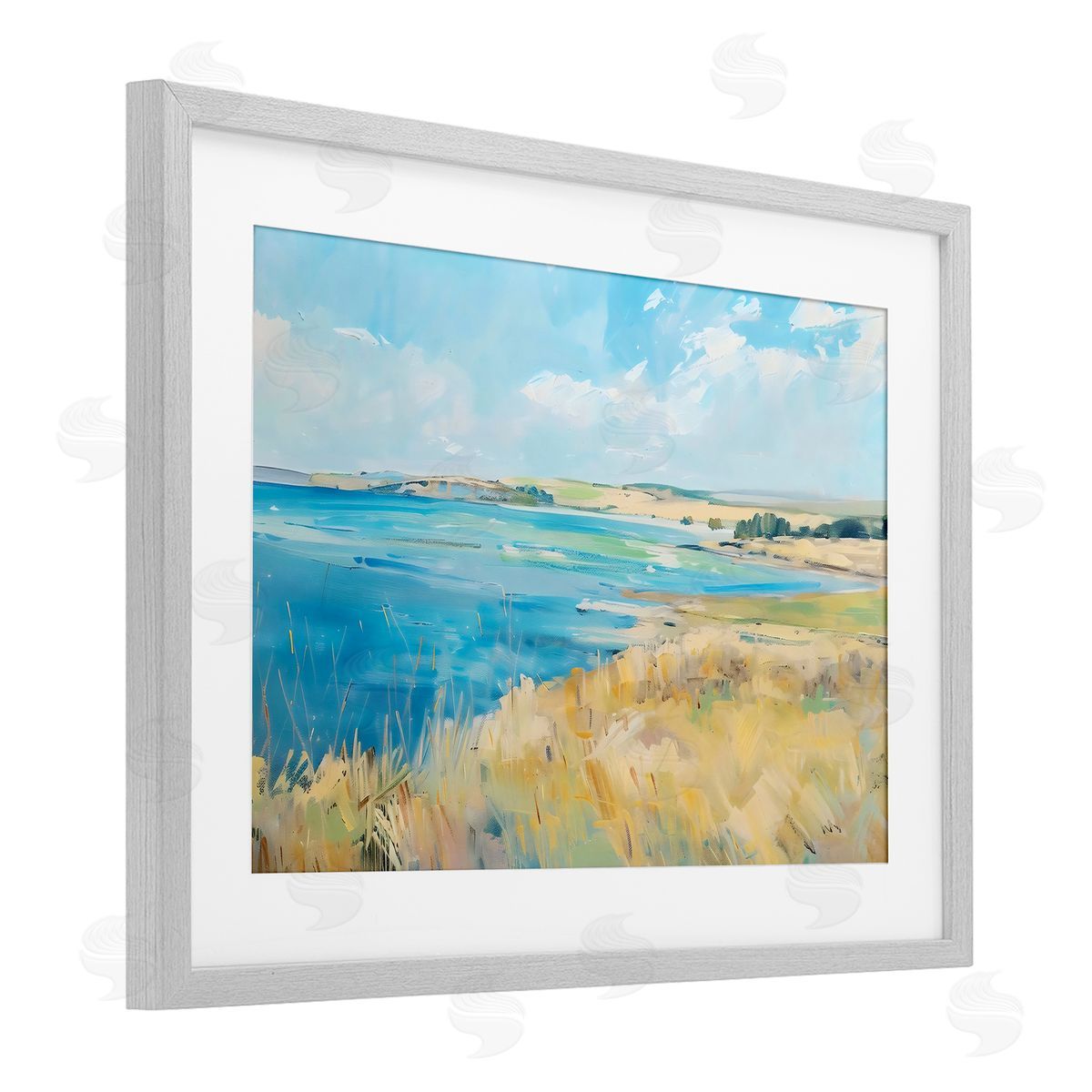 LSR Creative Studio Scenic Summer Shoreline Canvas Wall Art Print