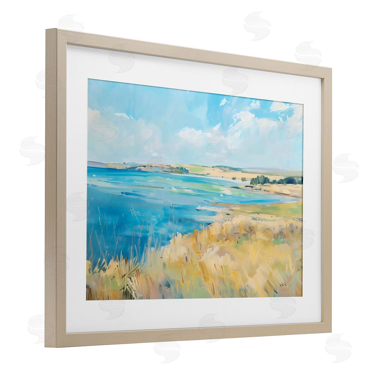 LSR Creative Studio Scenic Summer Shoreline Canvas Wall Art Print