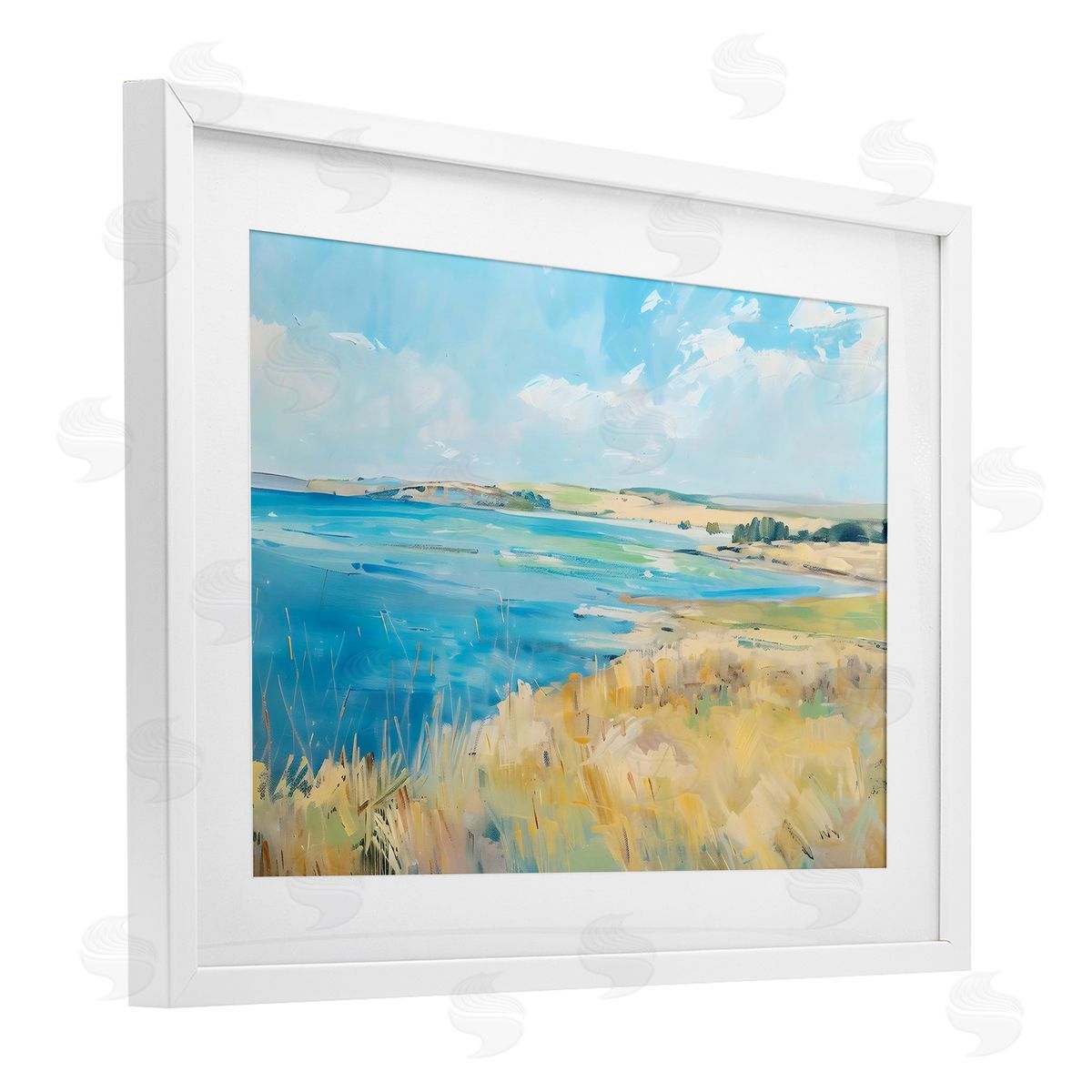 LSR Creative Studio Scenic Summer Shoreline Canvas Wall Art Print