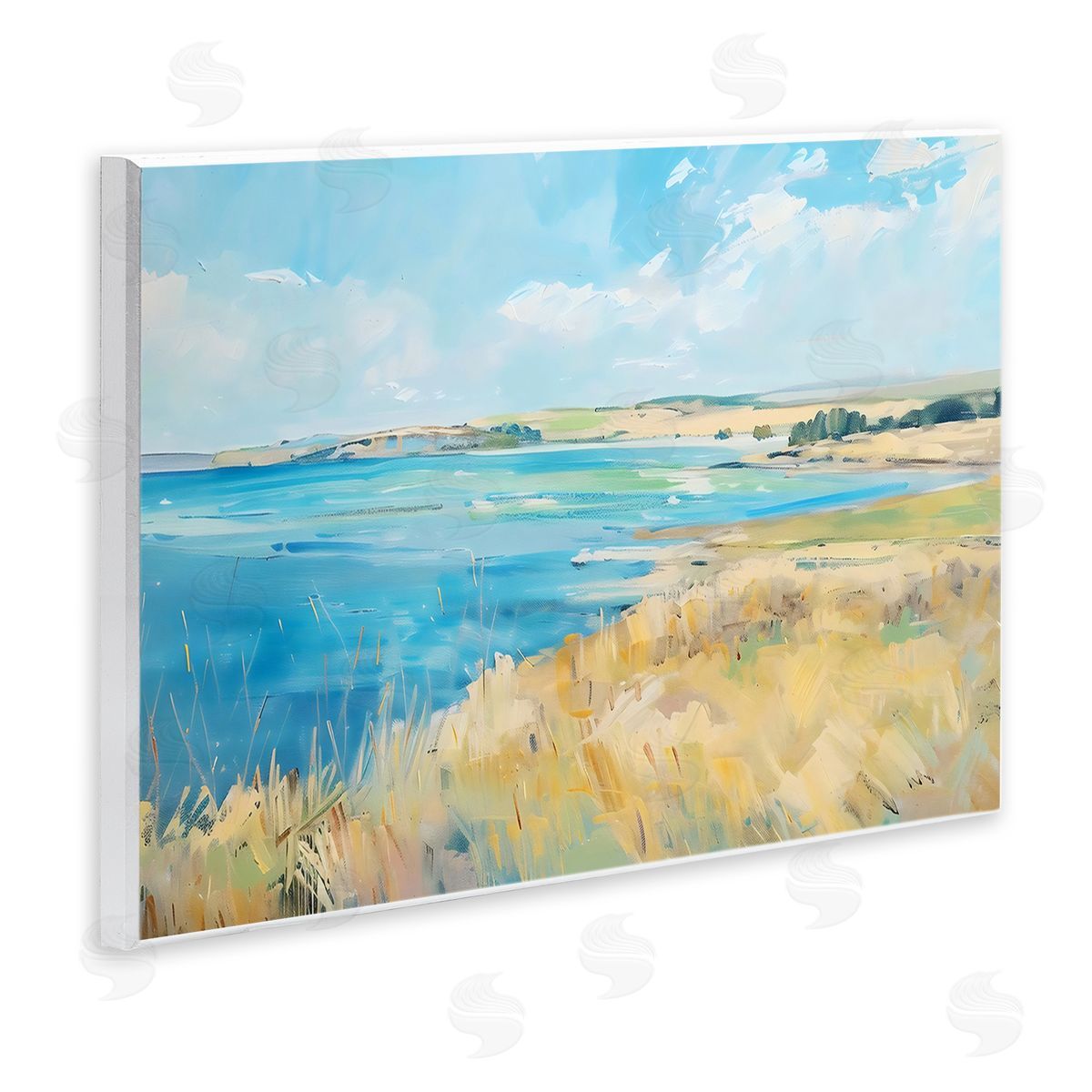LSR Creative Studio Scenic Summer Shoreline Canvas Wall Art Print