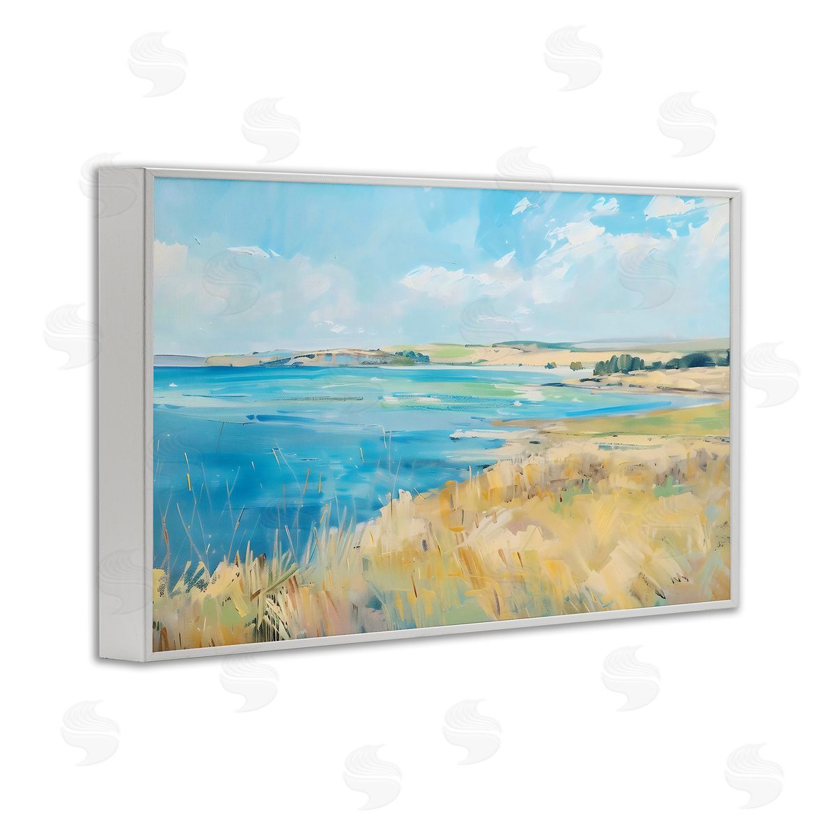 LSR Creative Studio Scenic Summer Shoreline Canvas Wall Art Print