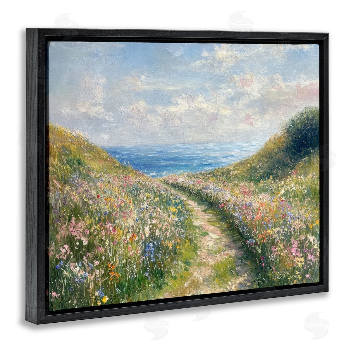 Petal Prints Design Well Worn Coastal Path Canvas Wall Art Print