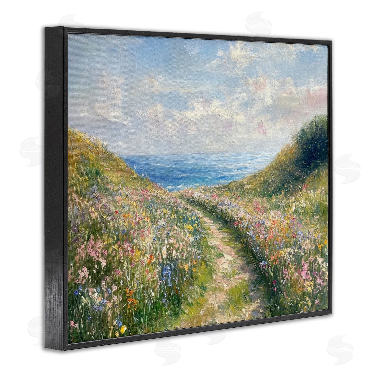 Petal Prints Design Well Worn Coastal Path Canvas Wall Art Print