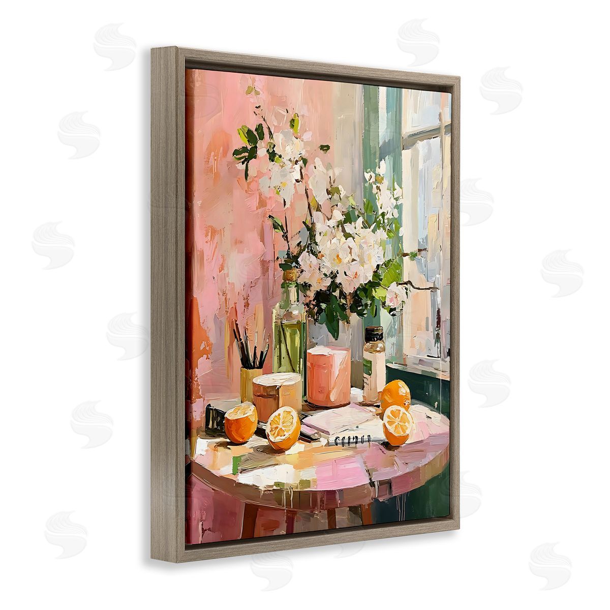 LSR Creative Studio Citrus Breakfast Table Canvas Wall Art Print