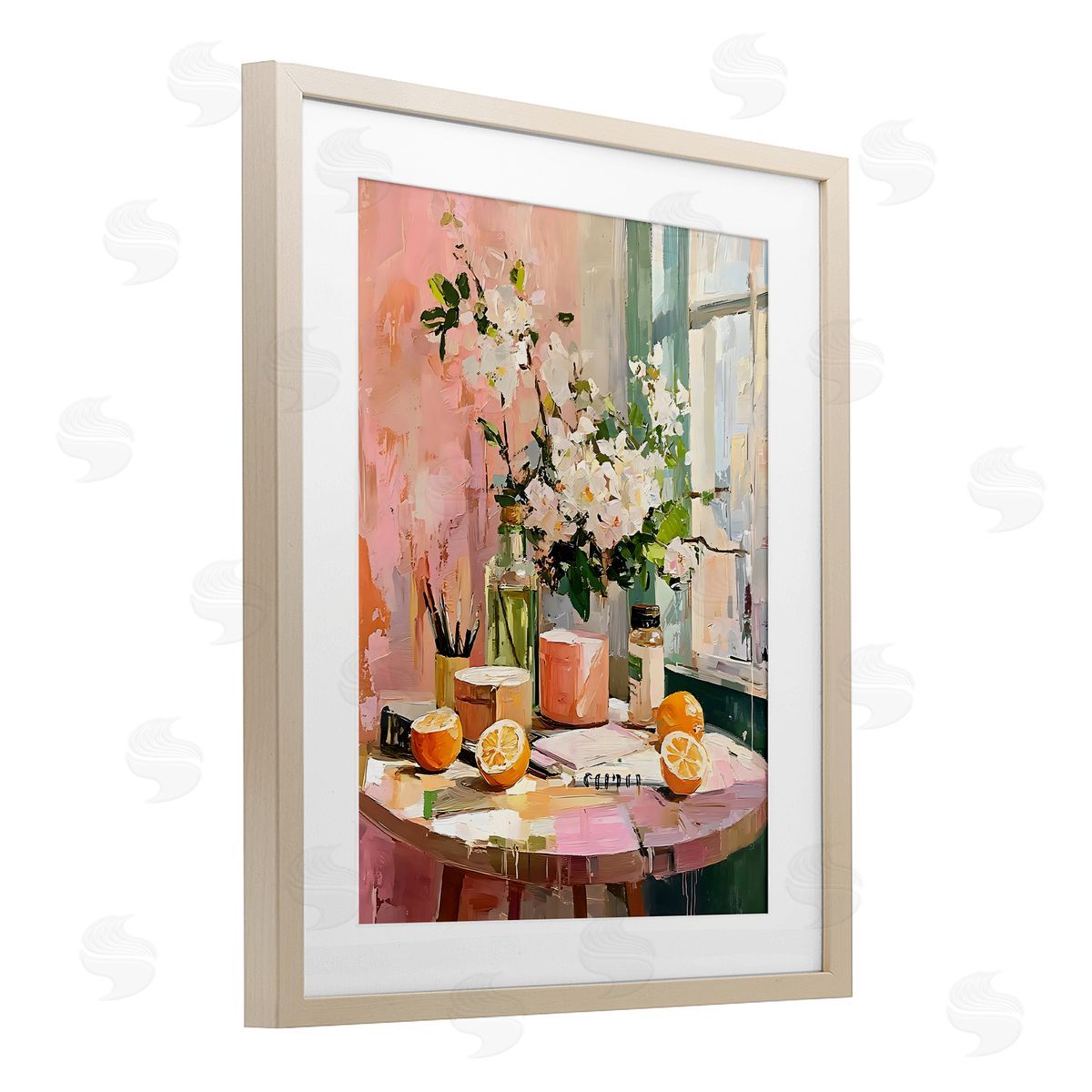 LSR Creative Studio Citrus Breakfast Table Canvas Wall Art Print