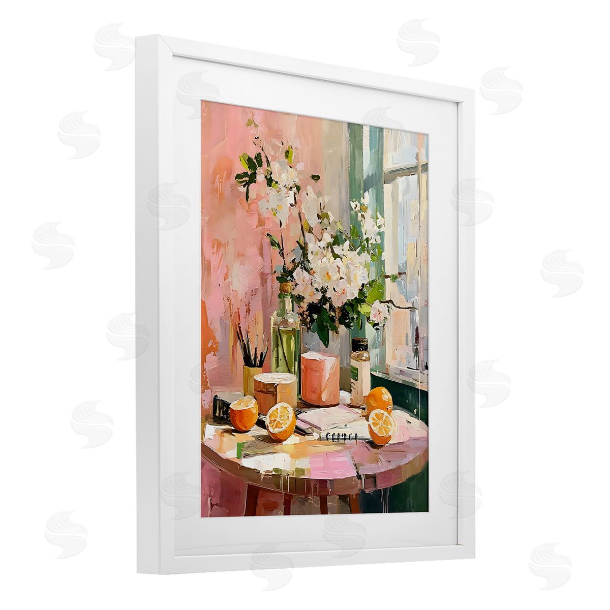 LSR Creative Studio Citrus Breakfast Table Canvas Wall Art Print