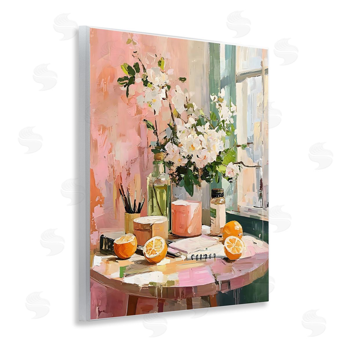 LSR Creative Studio Citrus Breakfast Table Canvas Wall Art Print