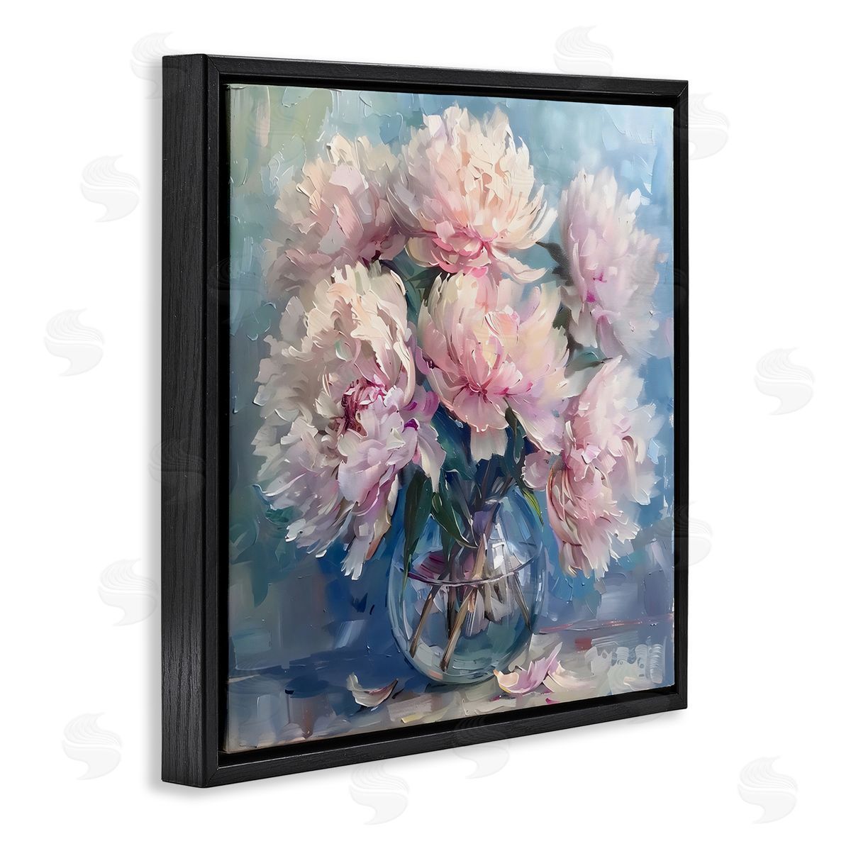 LSR Creative Studio Bouquet of Fluffy Peonies Canvas Wall Art Print