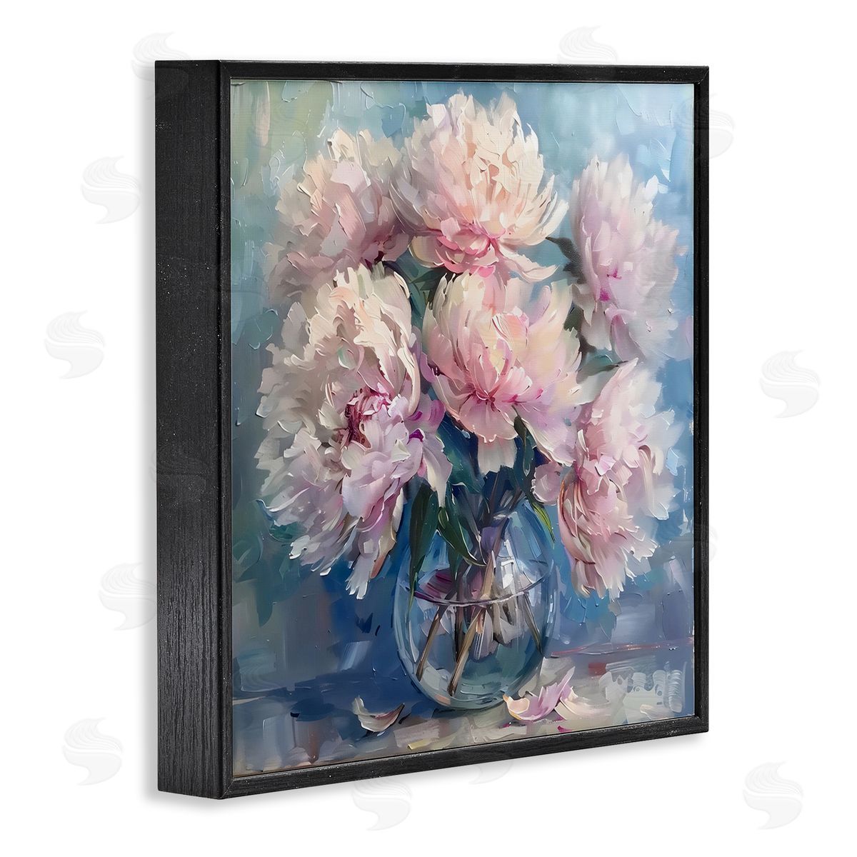 LSR Creative Studio Bouquet of Fluffy Peonies Canvas Wall Art Print