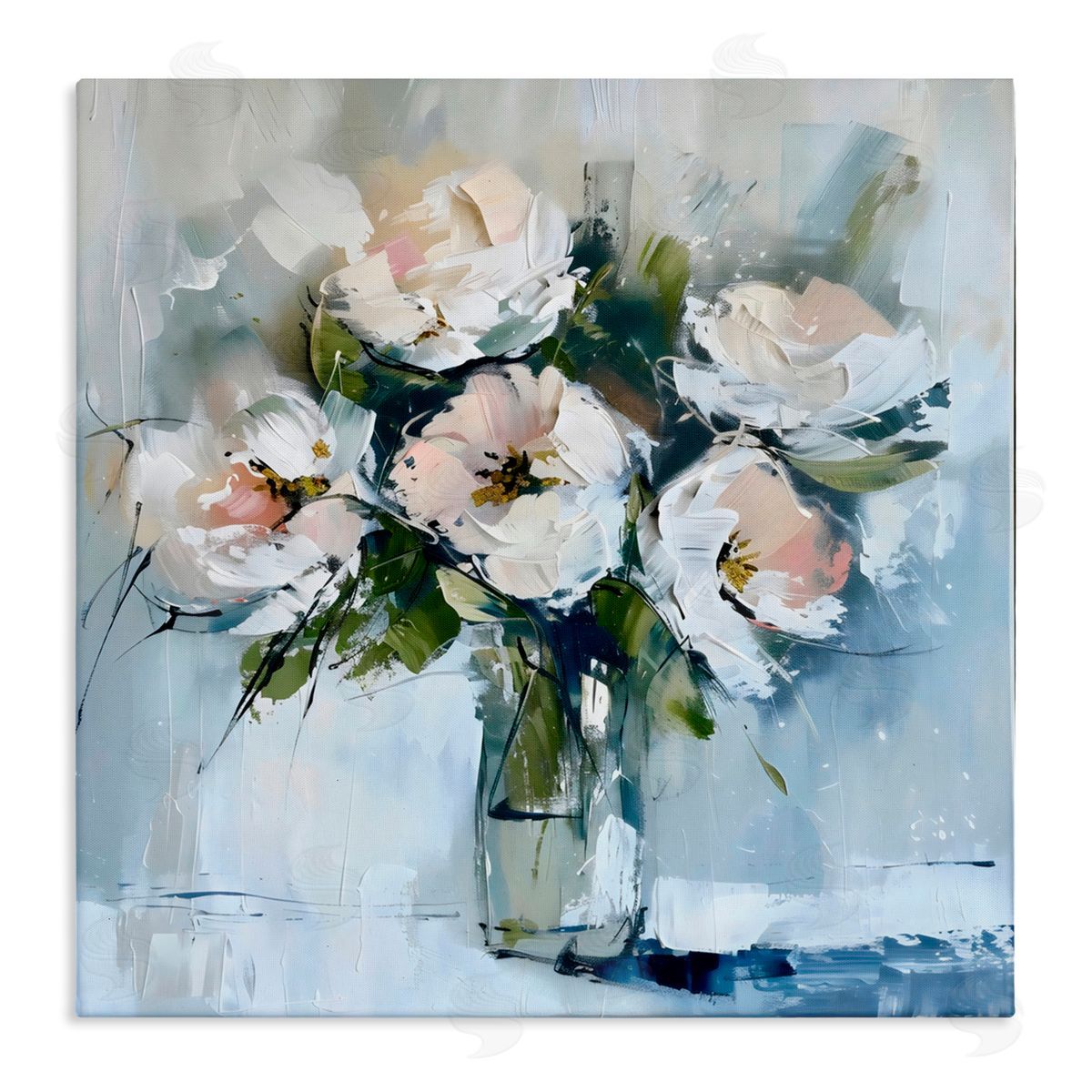 LSR Creative Studio Cottage Chic Modern Bouquet Canvas Wall Art Print