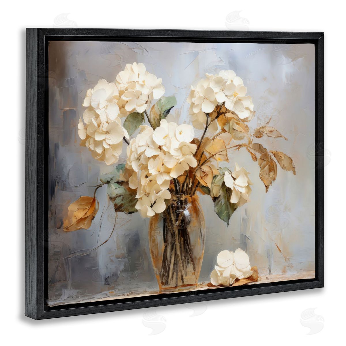 LSR Creative Studio Aged With Grace Hydrangeas Canvas Wall Art Print