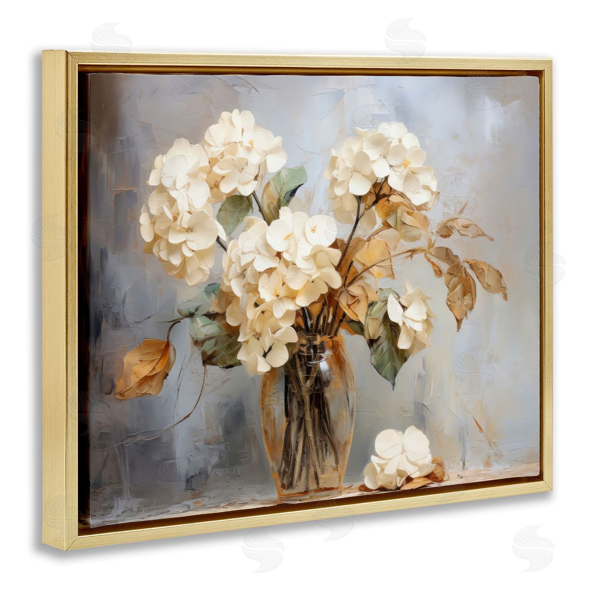 LSR Creative Studio Aged With Grace Hydrangeas Canvas Wall Art Print