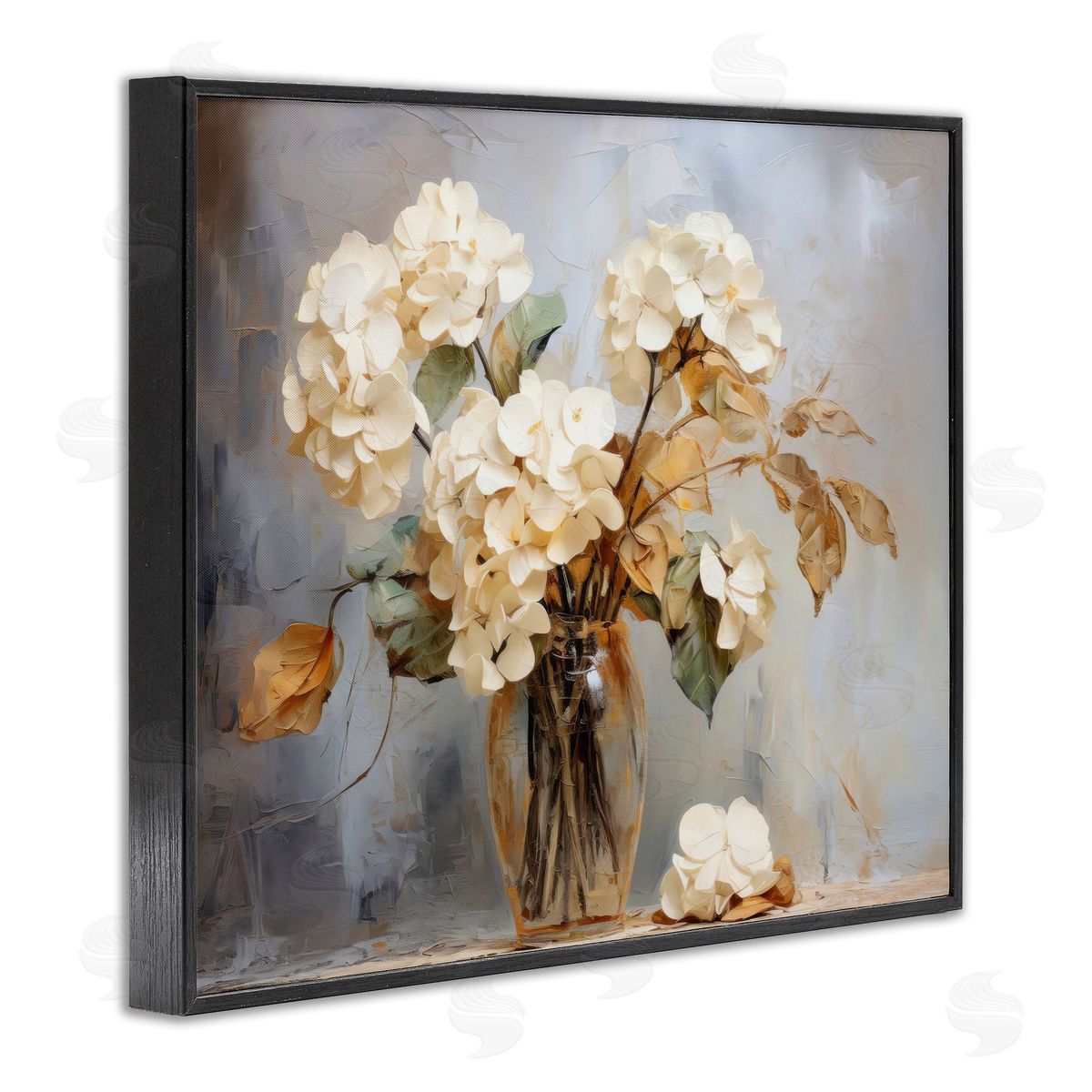 LSR Creative Studio Aged With Grace Hydrangeas Canvas Wall Art Print