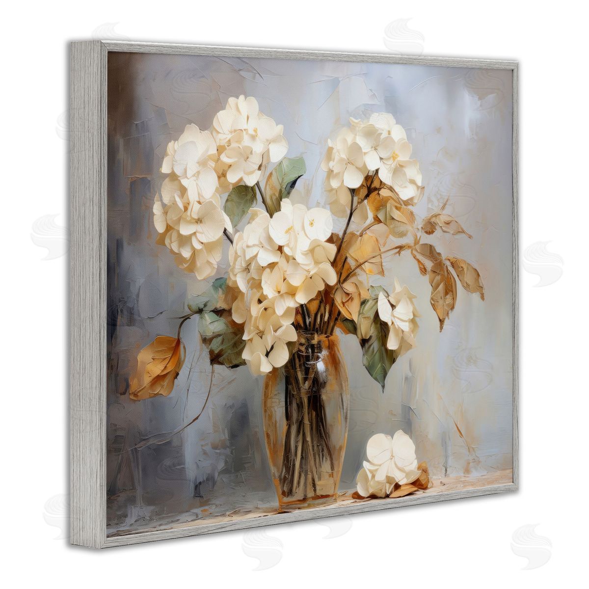 LSR Creative Studio Aged With Grace Hydrangeas Canvas Wall Art Print
