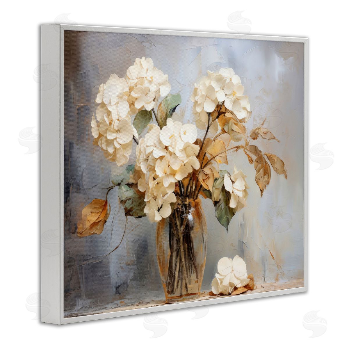 LSR Creative Studio Aged With Grace Hydrangeas Canvas Wall Art Print