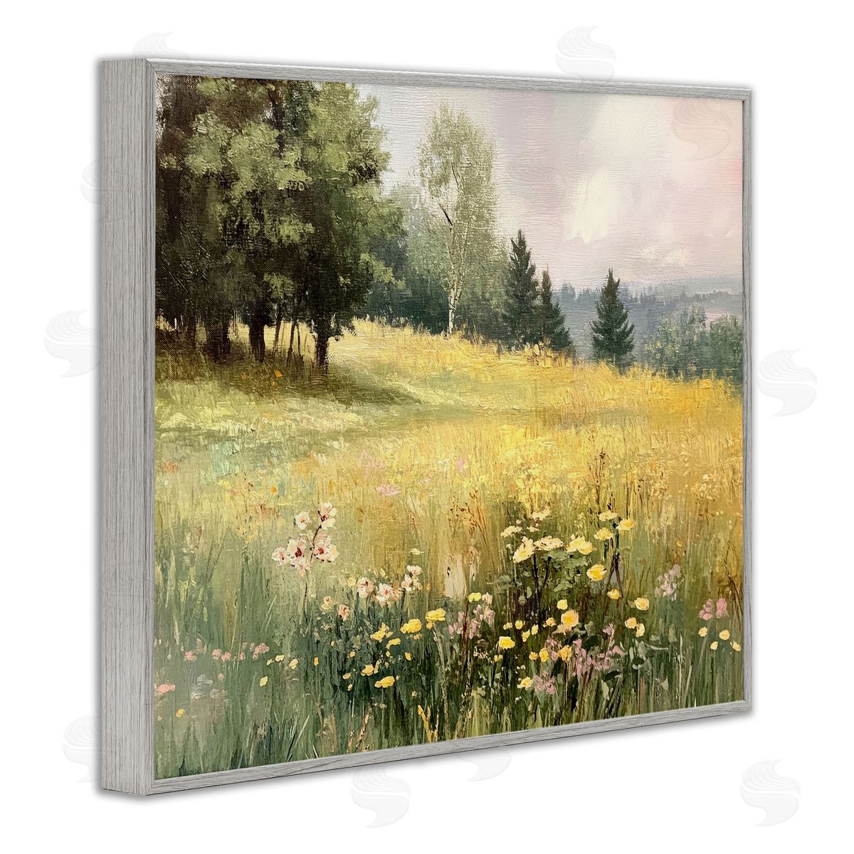 LSR Creative Studio Lush Summer Meadow Canvas Wall Art Print