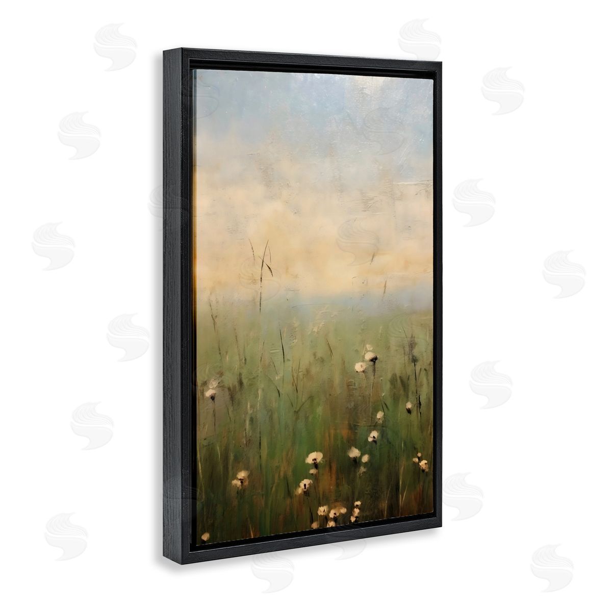 LSR Creative Studio Tall Grass with Flowers Canvas Wall Art Print