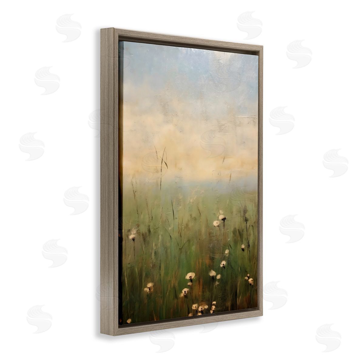 LSR Creative Studio Tall Grass with Flowers Canvas Wall Art Print