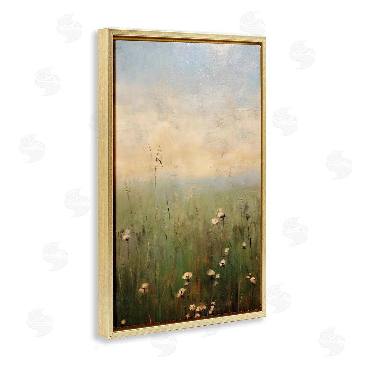 LSR Creative Studio Tall Grass with Flowers Canvas Wall Art Print