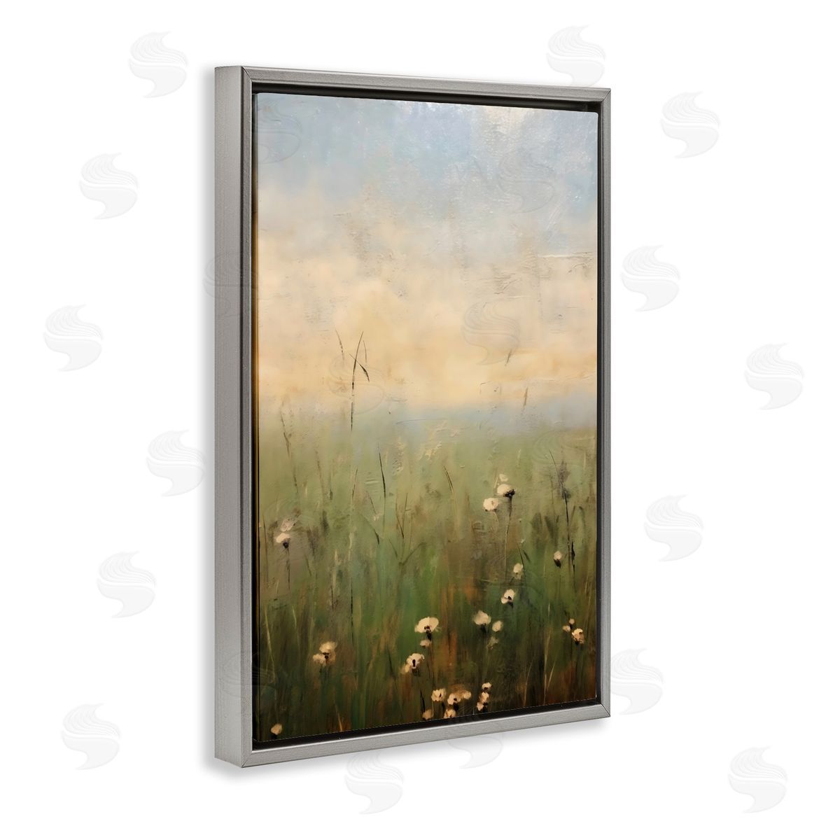 LSR Creative Studio Tall Grass with Flowers Canvas Wall Art Print