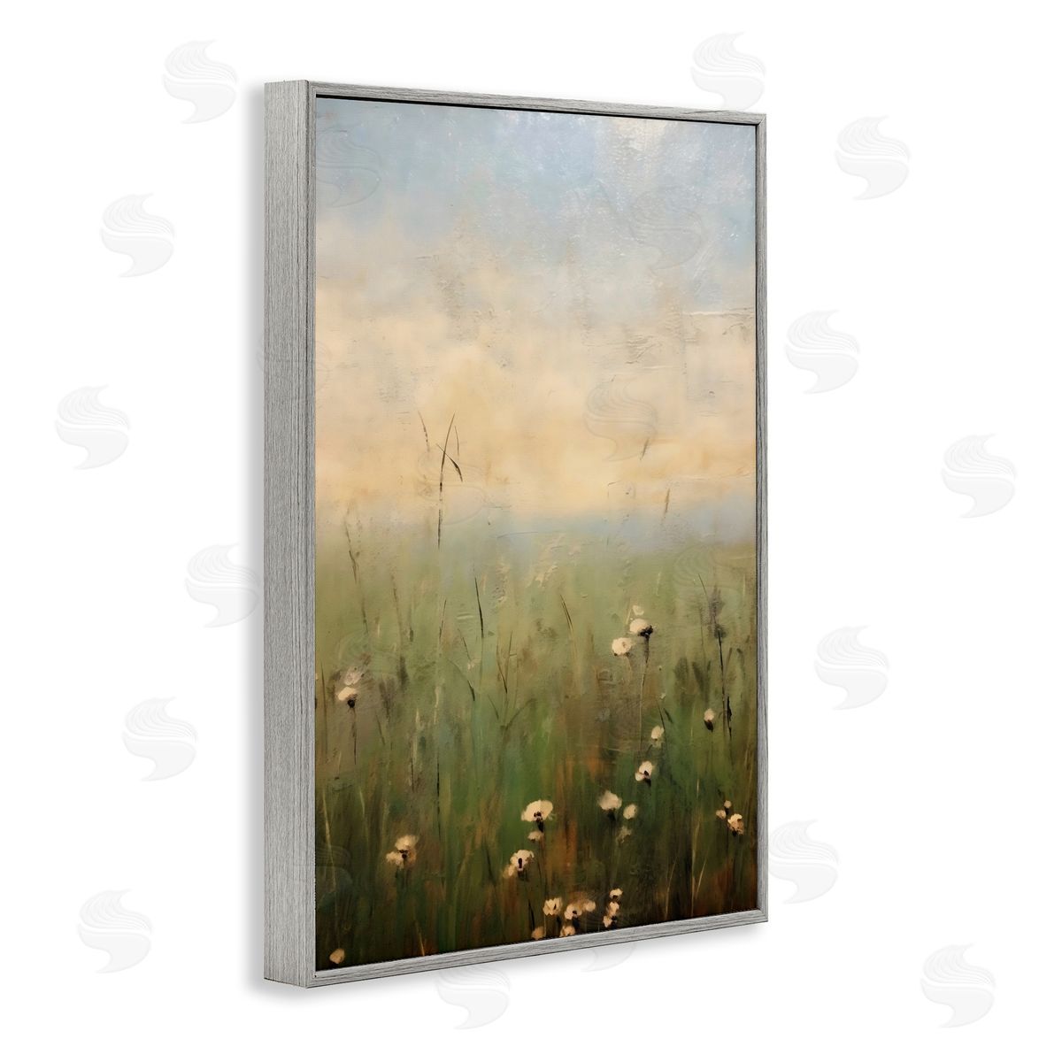 LSR Creative Studio Tall Grass with Flowers Canvas Wall Art Print