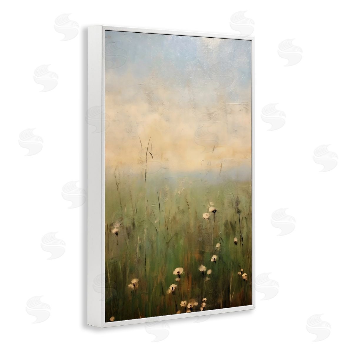LSR Creative Studio Tall Grass with Flowers Canvas Wall Art Print